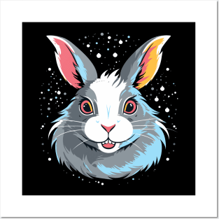 Arctic Hare Smiling Posters and Art